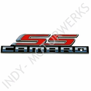 CAMARO SUPER SPORT METAL IMÁN EMBLEMA ARTE TAMAÑO: 6" X 1.5" SS GRAN ARTÍCULO DE REGALO - Imagen 1 de 6