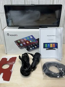 Podofo Wireless Apple Carplay Car Stereo Model Y3795 Non Camera Version - Picture 1 of 8