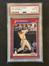 1991 Jeff Bagwell Score Rookie/Traded RC #96T PSA 10 QTY
