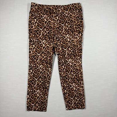 Pantalones Talbots Mujer 14 Cheetah Chatham Tobillo Elastizados Estampado Animal Informal Fiesta Foto 1 de 4