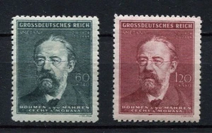 German Reich Bohemia & Moravia WW II : Last issued semi-postal set - 1944 - mint - Picture 1 of 1
