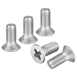 #2-56x1/4" Flachkopf Maschinenschrauben -200 Stück -304 Edelstahl - Silber - Bild 1 von 6