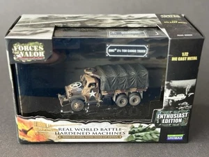 Camión de carga Forces of Valor 1:72 CCKW 2,5 toneladas GMC Segunda Guerra Mundial Ejército Unimax Diecast LEER - Imagen 1 de 9