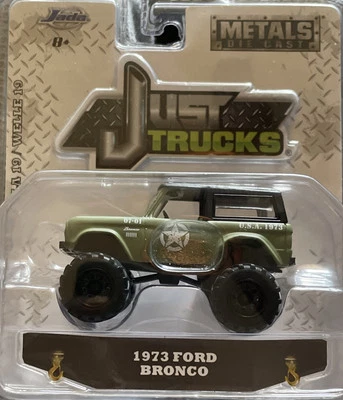 Jada  Just Trucks  1973 Ford Bronco  Die-cast Metal  1:64 scale  wave 19 - Image 1 of 2