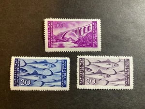 ICOLLECTZONE Yugoslavia Isteria 33-35 VF hinged, bottom left NH - Picture 1 of 2