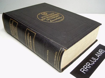 Websters New International DICTIONARY Unabridged Second Edition 1950 INDIA PAPER - Image 1 of 4