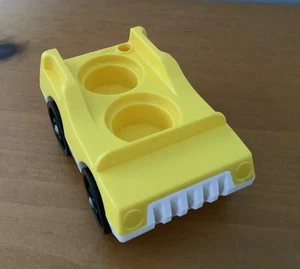 Vintage Fisher Price Little People McDonald’s Yellow Car HTF - Picture 1 of 6