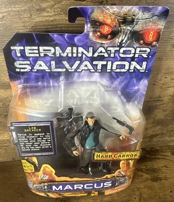 Figura de acción Marcus Hand Cannon Terminator Salvation 3,75" nueva 2009 Playmates Foto 1 de 4