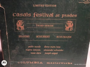 Casals Festival At Prades Limited Edition Box Set SL 185 Columbia 10LPs - Picture 1 of 23