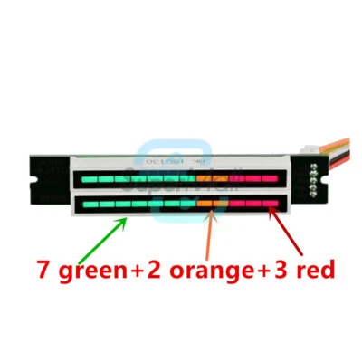 Assembled Stereo Music Level Indicator Adjustable Light Speed VU Meter Black - Bild 1 von 4