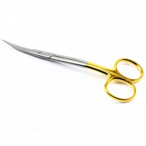 Goldman Fox Scissor Curved 12 cm Trimming Tissue Dental Surgical Instruments - Picture 1 of 2