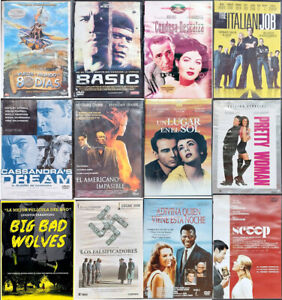 DVD varios géneros, cine clásico, acción, aventuras, dvd originales