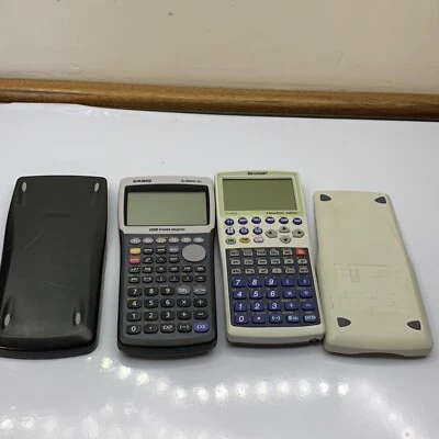 Casio FX-9860G AU + Sharp EL-9900 *Doesn't Turn on For Parts Or Repair - Image 1 of 4