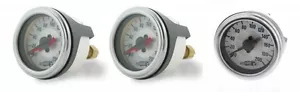 Air Lift 3 Gauges (2) Dual & (1) Single Needle 200 PSI W/ 1/4" Barbed Fittings - Picture 1 of 1