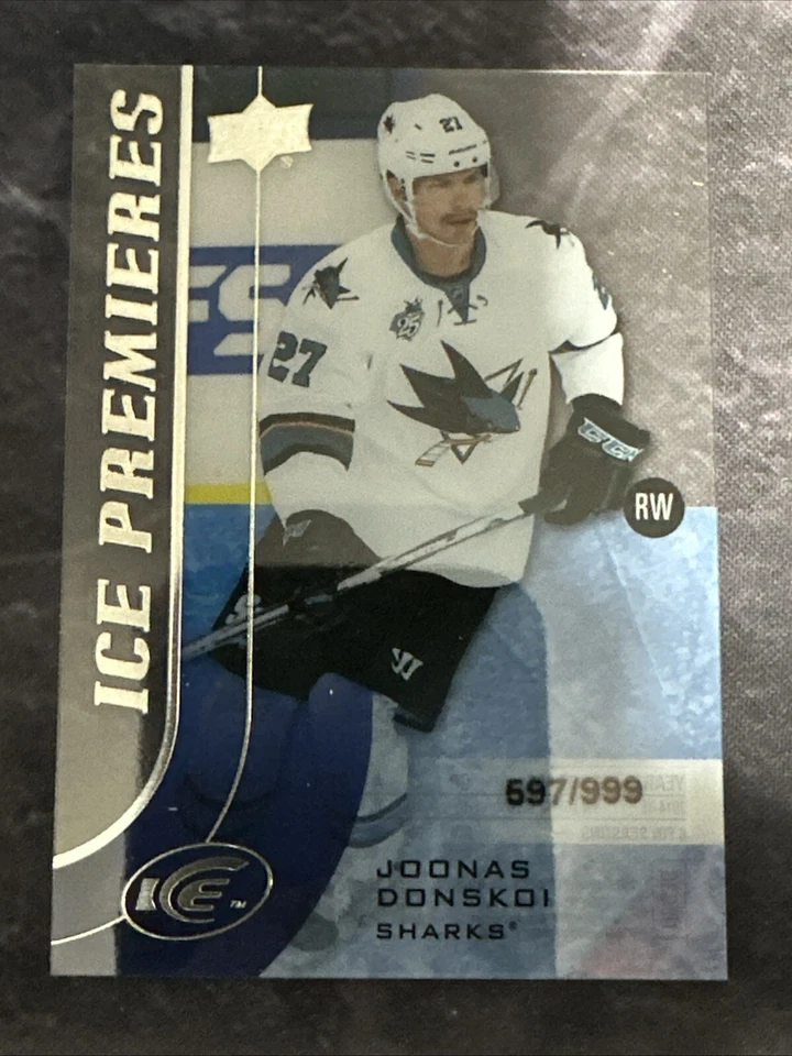 2015-16 Upper Deck Ice Rookie Premieres 174 Joonas Donskoi San Jose Sharks - Image 1 of 2