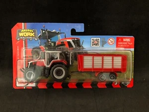 Maisto Mini Work Machines "Massey Ferguson Tractor" with Trailer 15590 - Picture 1 of 3
