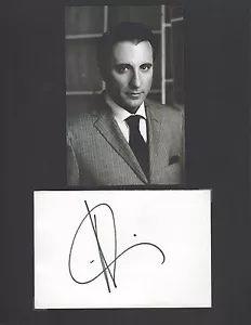 ANDY GARCIA FIRMATO 4x6 ESPOSITORE AUTOGRAFATO COA - Foto 1 di 2