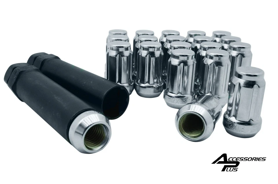 20 PC / 12MM X 1.50 / CHEVY / SPLINE TUNER TUERCAS Parte # AP-5655 y (2 teclas) Foto 1 de 1