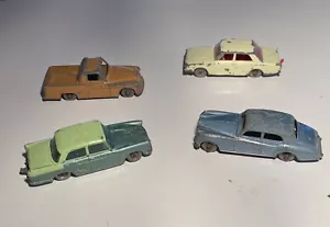Matchbox MOKO Lesney Gray wheel LOT: Rolls Royce,Ford Corsair,Commer PU, Austin - Picture 1 of 9