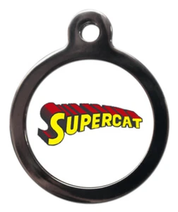 Etiqueta de identificación Cat Kitten - Supercat patrón 24 mm etiqueta - Imagen 1 de 2