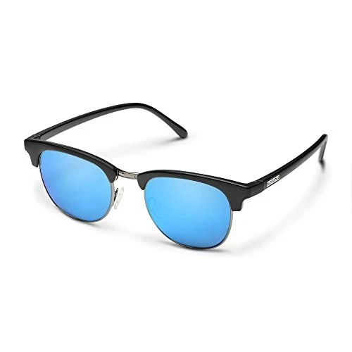 Gafas de sol polarizadas Suncloud Step Out de Smith Optics, espejo negro mate/azul Foto 1 de 1