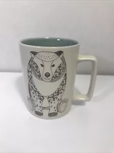 Starbucks 2017 Mosaic Polar Bear Art Kaffeebecher 12 oz - Bild 1 von 18