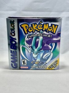 Game Boy Color - Pokemon: Crystal - Inserts, Box, Manual - NO GAME - PLEASE READ