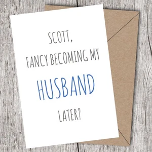 On Our Wedding Day Card - To My Husband/Groom.  Can be personalised. - Picture 1 of 1