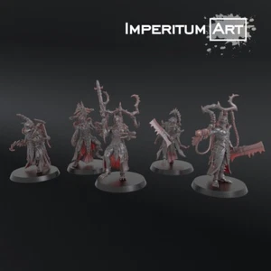 5 wracks elfe noire convient a warhammer 40000 - Picture 1 of 2