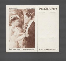 ALEXIS SMITH & ERROL FLYNN - DINKIE GRIPS SERIES 6 - WARNER BROS. FILMS 1949