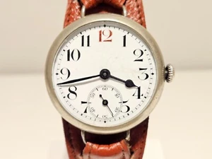 ANTIQUE TRENCH RARE WW1 BIG 39.5mm MILITARY SWISS MEN'S UNBRANDED WATCH - Picture 1 of 17