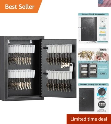 Versatile Key Storage Box with Combination Lock - Organized for Home & Office - Image 1 of 4