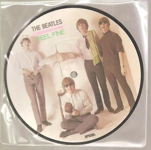 THE BEATLES "I Feel Fine" 2 Track Picture 7" Vinyl Single - Bild 1 von 1