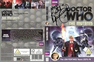Doctor Who: The Mutants DVD Cover Signed by KATY MANNING - Picture 1 of 1