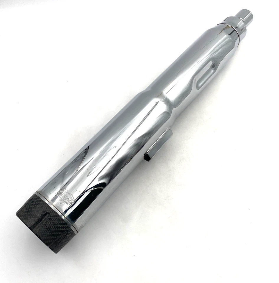 Silenciador de escape izquierdo Vance & Hines Power Duals antideslizante 09-16 Harley Touring Foto 1 de 4