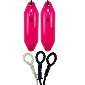 2 x HURRICANE Bootsfender: Pink PM02 - FREE SPLICED END 10MM SEIL - Bild 1 von 2