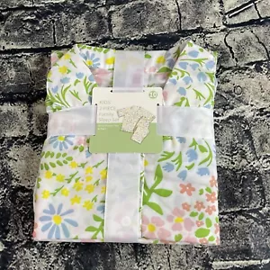 Family Sleep Kid's Girl's 10 Floral 2-Pc Short Sleeve Top & Pant PJ Set - Picture 1 of 13