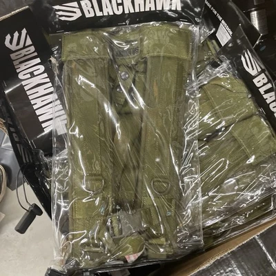Blackhawk Load Bearing Suspenders w/ Drag Handles, OD Green - 35LBS1OD S41 - Image 1 of 4