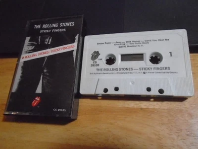 RARE OOP Rolling Stones CASSETTE TAPE Sticky Fingers WILD HORSES nitzsche NO UPC - Image 1 of 2