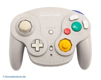 GameCube - Original Nintendo Pad Wavebird Wireless #grau ohne Empfänger - Bild 1 von 2