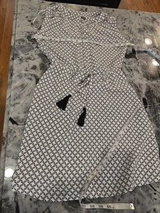 Zolla Women’s casual dress, elastic waist, black and white NWT Medium - Picture 1 of 14