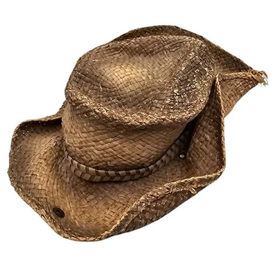 Chapéu caubói Peter Grimm Maverick Drifter masculino rodeio marrom OS - Imagem 1 de 4