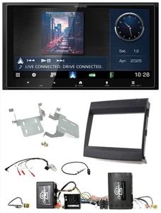 Kenwood Bluetooth 2DIN USB DAB Lenkrad Autoradio für Porsche Cayenne Soundsystem - Bild 1 von 12
