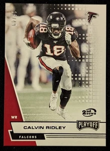 2020 Panini Playoff Calvin Ridley #147 Second Down 28/49 Atlanta Falcons - Picture 1 of 3