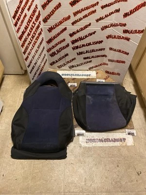 Funda de asiento Toyota Celica azul gamuza OEM (1999-2006) Foto 1 de 4