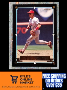 Mickey Morandini Pittsburgh Pirates 1993 Fleer Golden Moments Unassisted Triple - Picture 1 of 5
