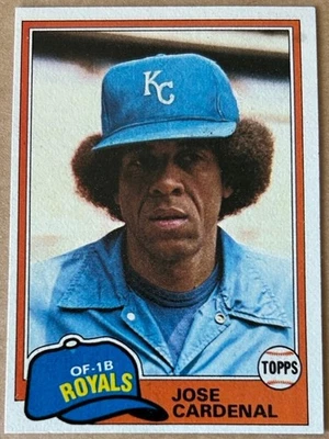 JOSE CARDENAL 1981 TOPPS  Card #473 NM-MT Condition - Image 1 of 2