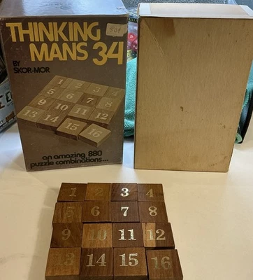 Thinking Mans 34 Game / Puzzle by Skor-Mor - Image 1 of 3
