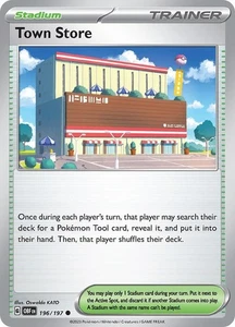 Town Store 196/197 | Trainer Stadium | Obsidian Flames Pokémon Card - Picture 1 of 1