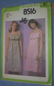 Simplicity Pattern 8516 Misses Sundress  Jiffy Sz 10-12 Uncut - Picture 1 of 2